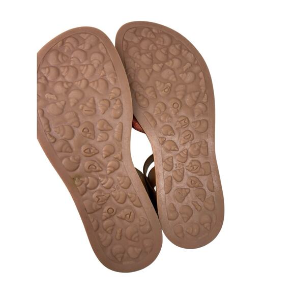 Girls Pom Dapi Leather Plagette Oto Sandals Size 4 4.5 Metallic Colorful Shoes - Picture 7 of 9